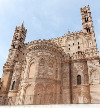 The Primatial Metropolitan Cathedral Basilica of the Holy Virgin Mary of the Assumption, known as the Cathedral of Palermo, Sicily, Italy