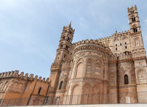 The Primatial Metropolitan Cathedral Basilica of the Holy Virgin Mary of the Assumption, known as the Cathedral of Palermo, Sicily, Italy