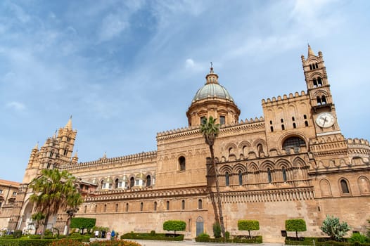 The Primatial Metropolitan Cathedral Basilica of the Holy Virgin Mary of the Assumption, known as the Cathedral of Palermo, Sicily, Italy