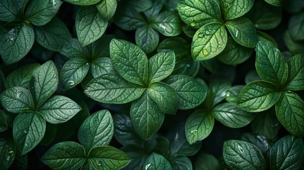 Green Leaf background, Environmental background and Desktop wallpaper.