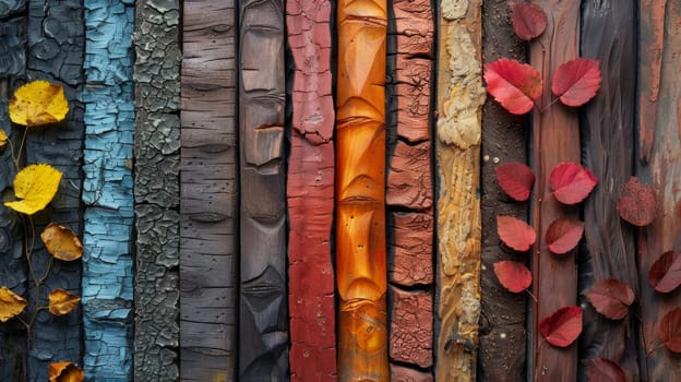 multicolored abstract background with a grunge wood texture. Wood fiber background.