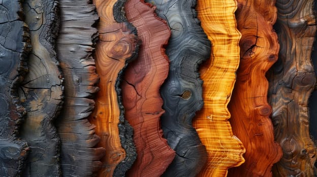 multicolored abstract background with a grunge wood texture. Wood fiber background.