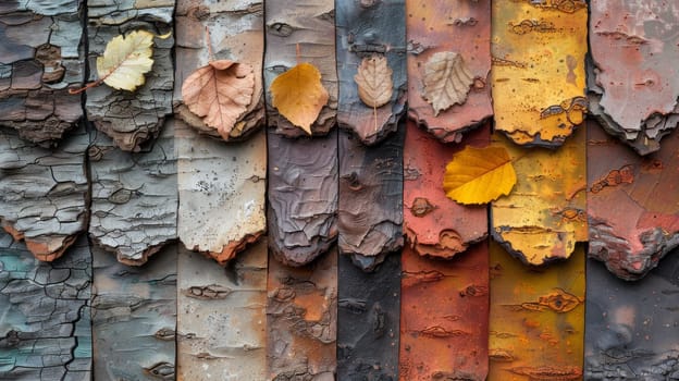 multicolored abstract background with a grunge-style bark texture. Bark background.