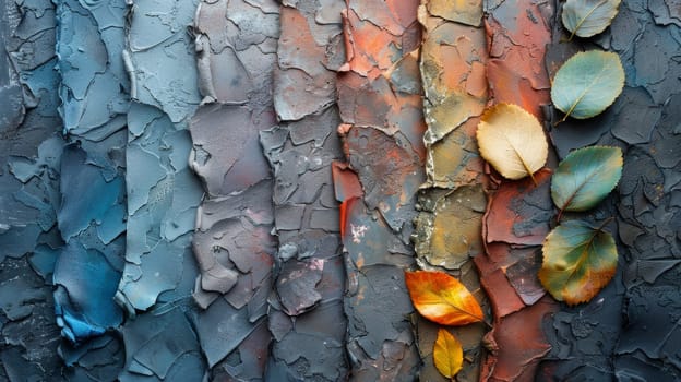multicolored abstract background with a grunge-style bark texture. Bark background.
