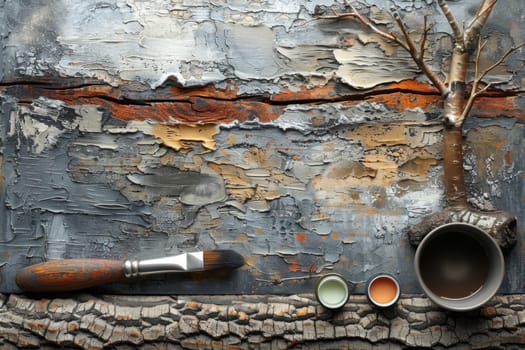 multicolored abstract background with a grunge wood texture. Wood fiber background.