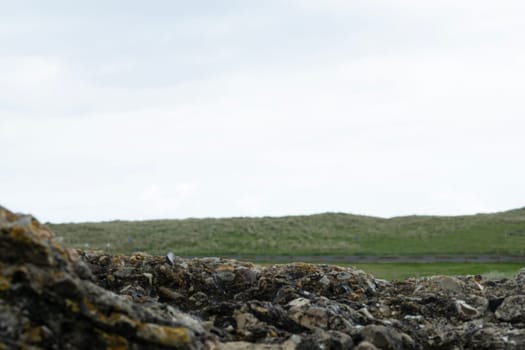 Normandy France D-Day deteriorating stronghold bunker at Utah beach area. WWII Utah Beach. Veterans Day rememberance. High quality photograph