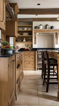 Bespoke kitchen design, country house and cottage interior design, English countryside style renovation and home decor idea