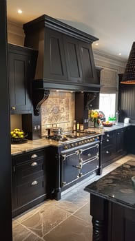 Bespoke kitchen design, country house and cottage interior design, English countryside style renovation and home decor idea