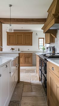 Bespoke kitchen design, country house and cottage interior design, English countryside style renovation and home decor idea