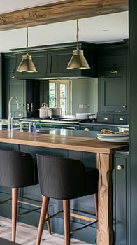 Bespoke kitchen design, country house and cottage interior design, English countryside style renovation and home decor idea