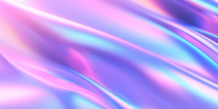 Holographic background with glass shards. Rainbow reflexes in pink and purple color. Abstract trendy pattern. Texture with magical effect