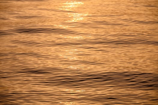 Sunset in Cyprus. The sun sets in the Mediterranean. Evening panorama 2