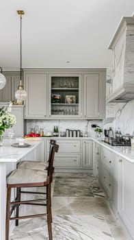 Bespoke kitchen design, country house and cottage interior design, English countryside style renovation and home decor idea