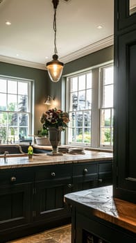 Bespoke kitchen design, country house and cottage interior design, English countryside style renovation and home decor idea