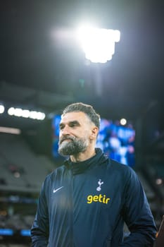 MELBOURNE, AUSTRALIA - MAY 22: Mile Jedinak of Tottenham Hotspur during the Global Football Week at The Melbourne Cricket Ground on May 22, 2024 in Melbourne, Australia