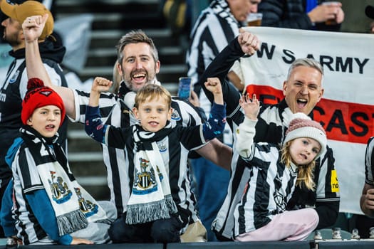 MELBOURNE, AUSTRALIA - MAY 22: Fans before Tottenham Hotspur play Newcastle United during the Global Football Week at The Melbourne Cricket Ground on May 22, 2024 in Melbourne, Australia