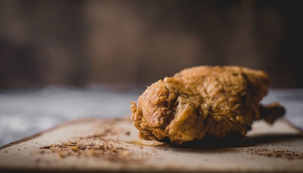 Copy Space image of Breaded chicken