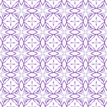 Trendy organic green border. Purple energetic boho chic summer design. Textile ready amusing print, swimwear fabric, wallpaper, wrapping. Organic tile.