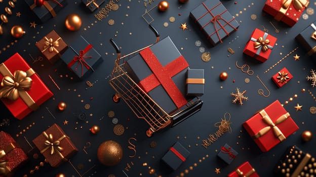 A collection of various presents neatly arranged on a table, suggesting a festive and gift-giving atmosphere. The gifts vary in sizes and shapes, hinting at a diverse selection for a special occasion or holiday celebration.