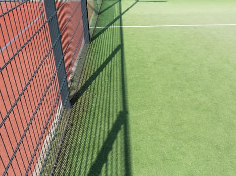Sports field tennis and paddle court outdoors. High quality photo