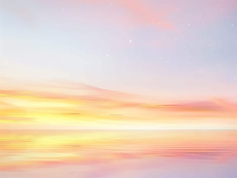 Stunning sunset over ocean with clouds, boat in water tranquil travel scene for relaxation and inspiration