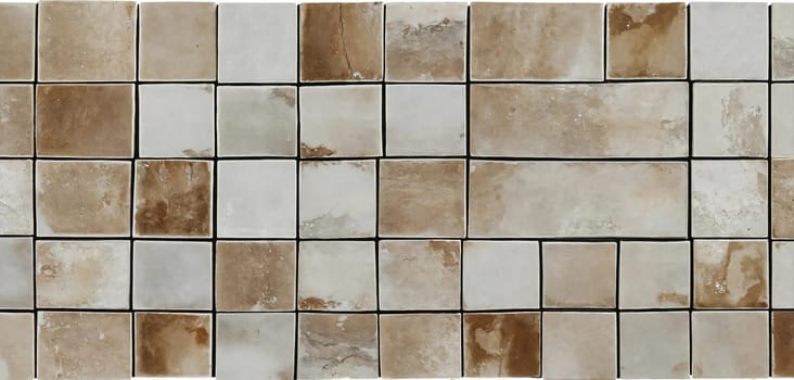 Old tiles. Glaze. Generative AI High quality photo