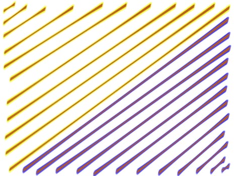 Gold and purple lines diagonal wallpaper white background . High quality illustration