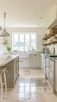 Bespoke kitchen design, country house and cottage interior design, English countryside style renovation and home decor idea