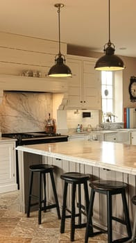 Bespoke kitchen design, country house and cottage interior design, English countryside style renovation and home decor idea