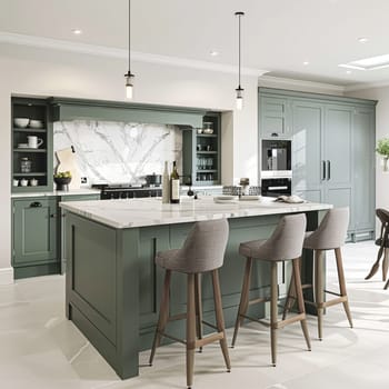 Bespoke kitchen design, country house and cottage interior design, English countryside style renovation and home decor idea