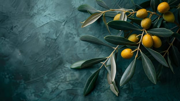 A terrestrial plant known as an olive tree produces yellow olives and green leaves. This fruit tree is a type of flowering plant that thrives on water and sunlight
