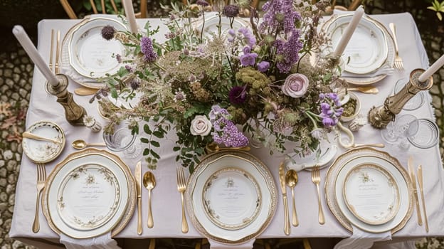 Wedding decor with lavender theme, floral decoration design and beautiful decor setting arrangement idea