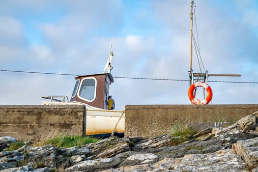 Vessel at Rosbeg harbour in County Donegal - Ireland