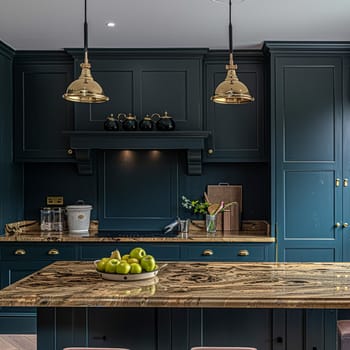 Bespoke kitchen design, country house and cottage interior design, English countryside style renovation and home decor idea