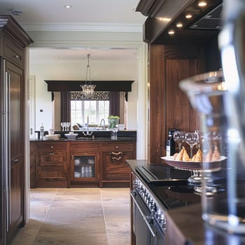 Bespoke kitchen design, country house and cottage interior design, English countryside style renovation and home decor idea