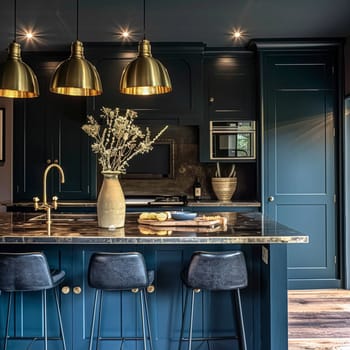 Bespoke kitchen design, country house and cottage interior design, English countryside style renovation and home decor idea