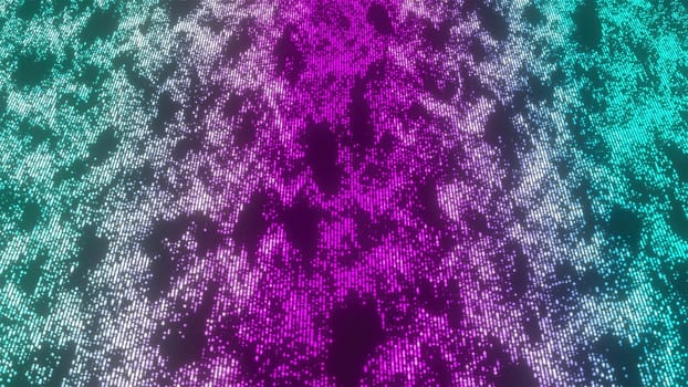 Particle Data Flow. Computer generated 3d render