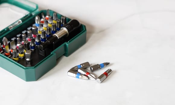 Set of work tools for various repairs. High quality photo