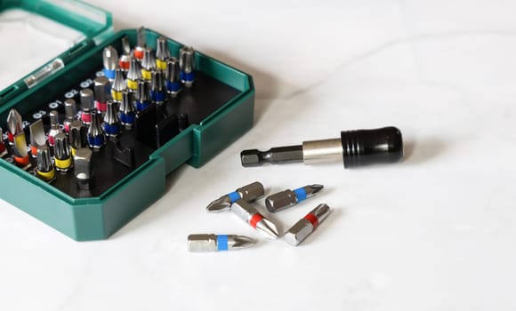 Set of work tools for various repairs. High quality photo