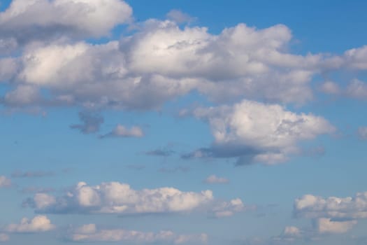 Group of Puffy cloud in blue sky . High quality photo