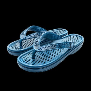 Flipflops Shoes Png Isolated on Transparent Background. Cutout Design Element. Ai generated
