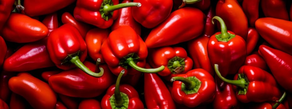 Red Bell Pepper, fresh and healthy vegetable texture background