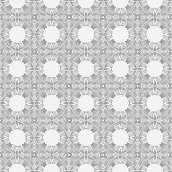 Hand drawn green mosaic seamless border. Black and white astonishing boho chic summer design. Mosaic seamless pattern. Textile ready breathtaking print, swimwear fabric, wallpaper, wrapping.