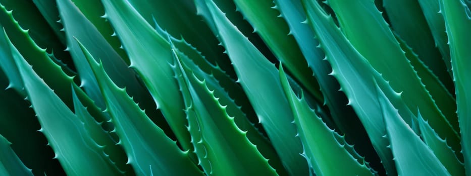 Fresh aloe vera leaves with texture background