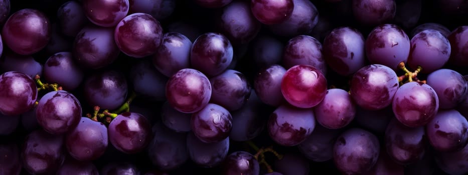 Close up of raw organic sweet red grapes background, wine grapes texture