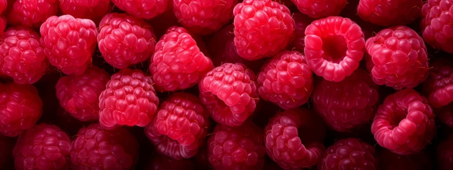 Raspberry fruit seamless texture background