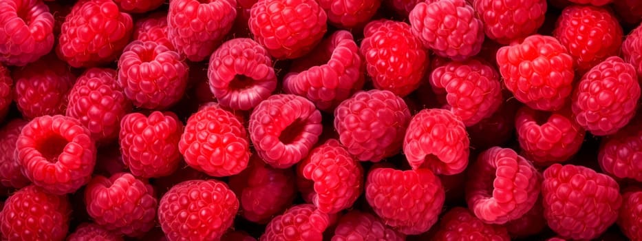 Raspberry fruit seamless texture background