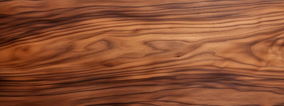 Uniform walnut wooden texture with horizontal veins. Wood background. Seamless pattern