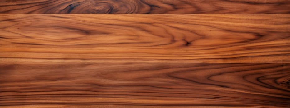 Uniform walnut wooden texture with horizontal veins. Wood background. Seamless pattern