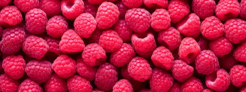 Raspberry fruit seamless texture background